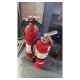 Lot of 2 Fire Extinguishers