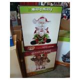 Cracker Barrel Santa & Elves and Fairy Couple