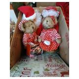 Christmas decor lot, Mr and Mrs Claus, Tender