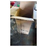 Vintage Libbey 4gallon threaded lid mason jar -