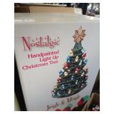 Cracker Barrel ceramic Christmas tree