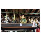 Shelf Lot of Christmas Decor