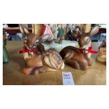 Vintage Christmas Deer Decor