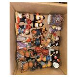 Box lot of halloween figurines