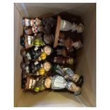 Box lot of pilgrims figurines