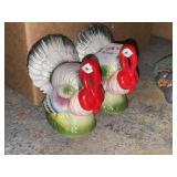 Vintage turkey S&P shakers