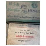 Lot of vintage safety masks