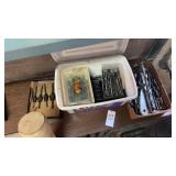 2 boxes of assorted drill bits