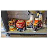 Armor All car supplies and waxing materials