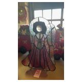 Handcrafted 3-dimensional stained glass angel