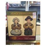 Cracker Barrel set of fabric pilgrims in box