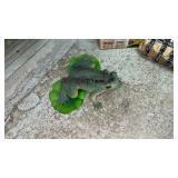 Electric Frog Garden Decor
