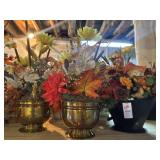 Lot of fall faux arrangements