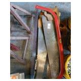 Lot of handsaws
