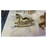 Brass Rocking Horse
