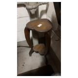Heart Shaped Wooden Plant Stand