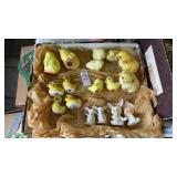 Lot of Baby Chick Figures