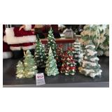 Lot of Miniature Ceramic Trees