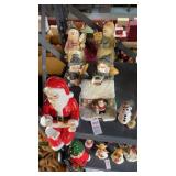 Santa Mantel Statue, Christmas Decor