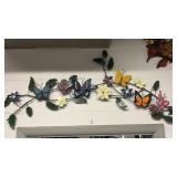 Butterfly Metal Wall Decor 44in. Wide