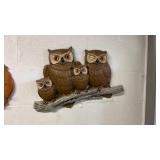 Molded Owl Wall Decor 23in. Wide