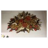 Burwood Molded Autumn Floral Wall Decor 36x27in.