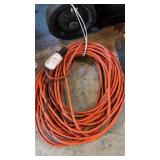 Orange heavy duty extension cord
