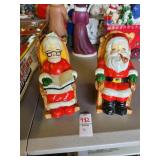 Miss Claus & Mr Santa Claus banks