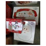 Fitz and Floyd Christmas lot of 3