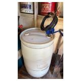 Plastic 55 Gallon Oil Drum