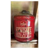 Vintage Kendall Motor Oil Can