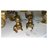 Brass Mice Figurines