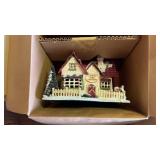 Christmas Candy Cottage Figurine and Light Up