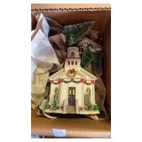 Christmas Church Decoration and Family Figurine