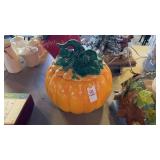 Ceramic Pumpkin Cookie Jar
