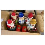 Box of Temptations Ceramic Snowman Mugs and