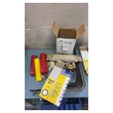 Lot of Hardware and Rulers
