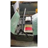 Metal Toolbox W Assorted Drill Bits