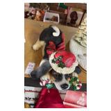 Christmas Dog Statue