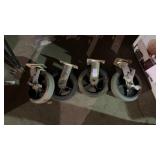 8-inch Heavy Duty Swivel Casters (4)