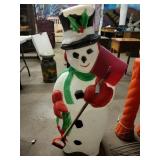 Blow mold Snow man