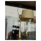 MCM hourglass lamp no shade