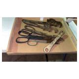 Vintage adjustable pipe wrenches and heavy duty