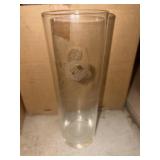 vintage tall highball etched glass lot of 12