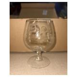 Princess House Heritage crystal brandy snifter,