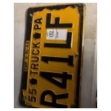 Pa truck license plate