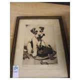 Vintage John Knowles Hare print "I