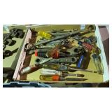 Lot of various wrenches and screwdrivers