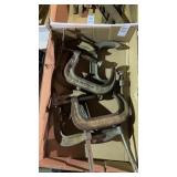 Lot of big adjustable C-clamps