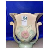 vintage Hull Art Pottery double-handled vase in